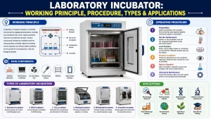 Read more about the article Laboratory Incubator: Working Principle, Procedure, Types & Applications